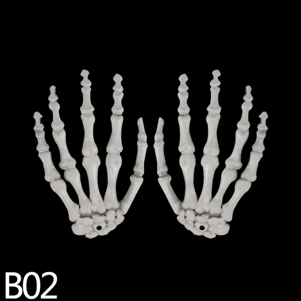 1 Pair Halloween Skeleton Hand Paw Skeleton Hand Bone Ornaments