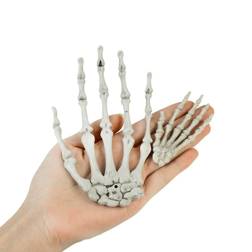 1 Pair Halloween Skeleton Hand Paw Skeleton Hand Bone Ornaments