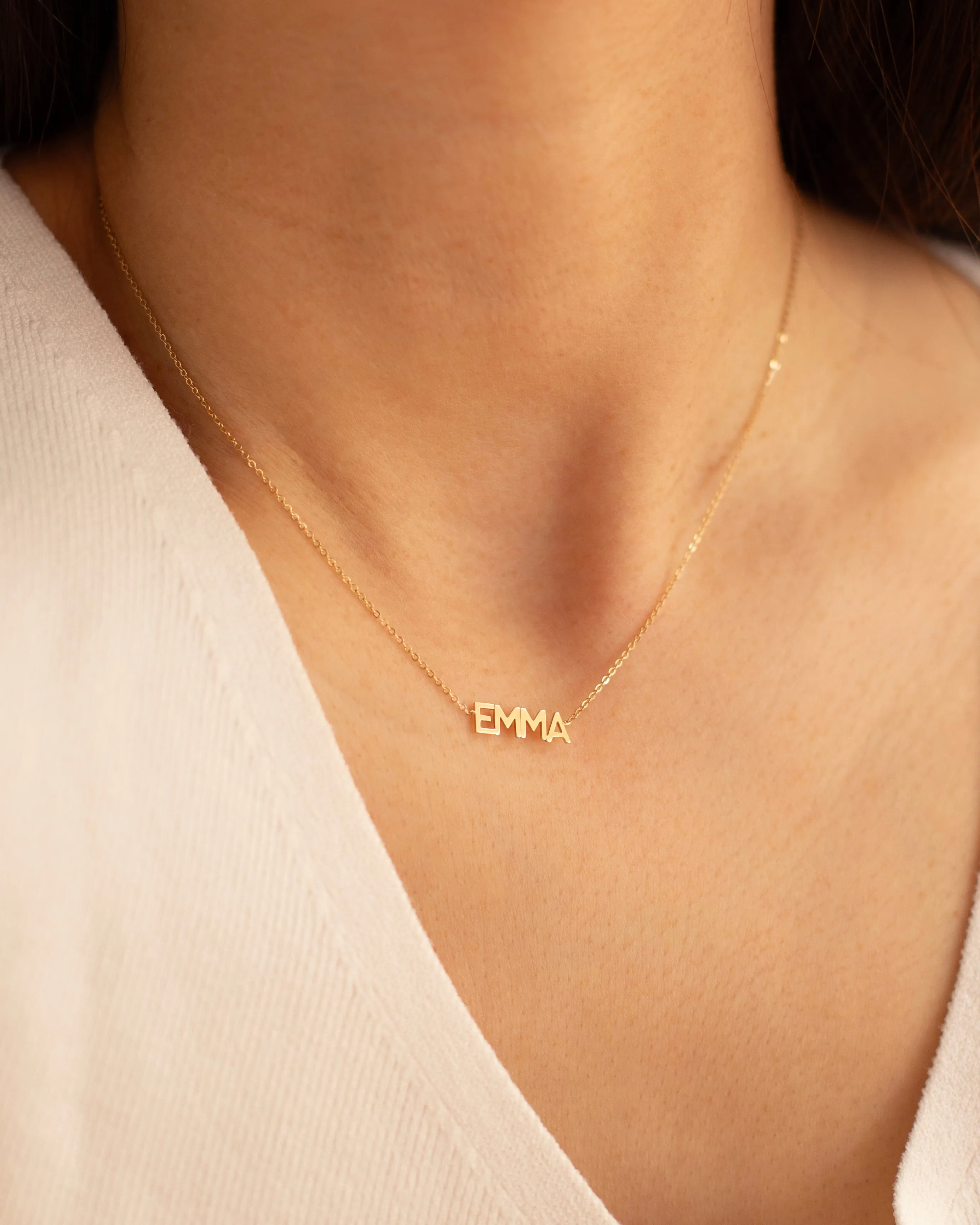 14k Dainty Name Necklace