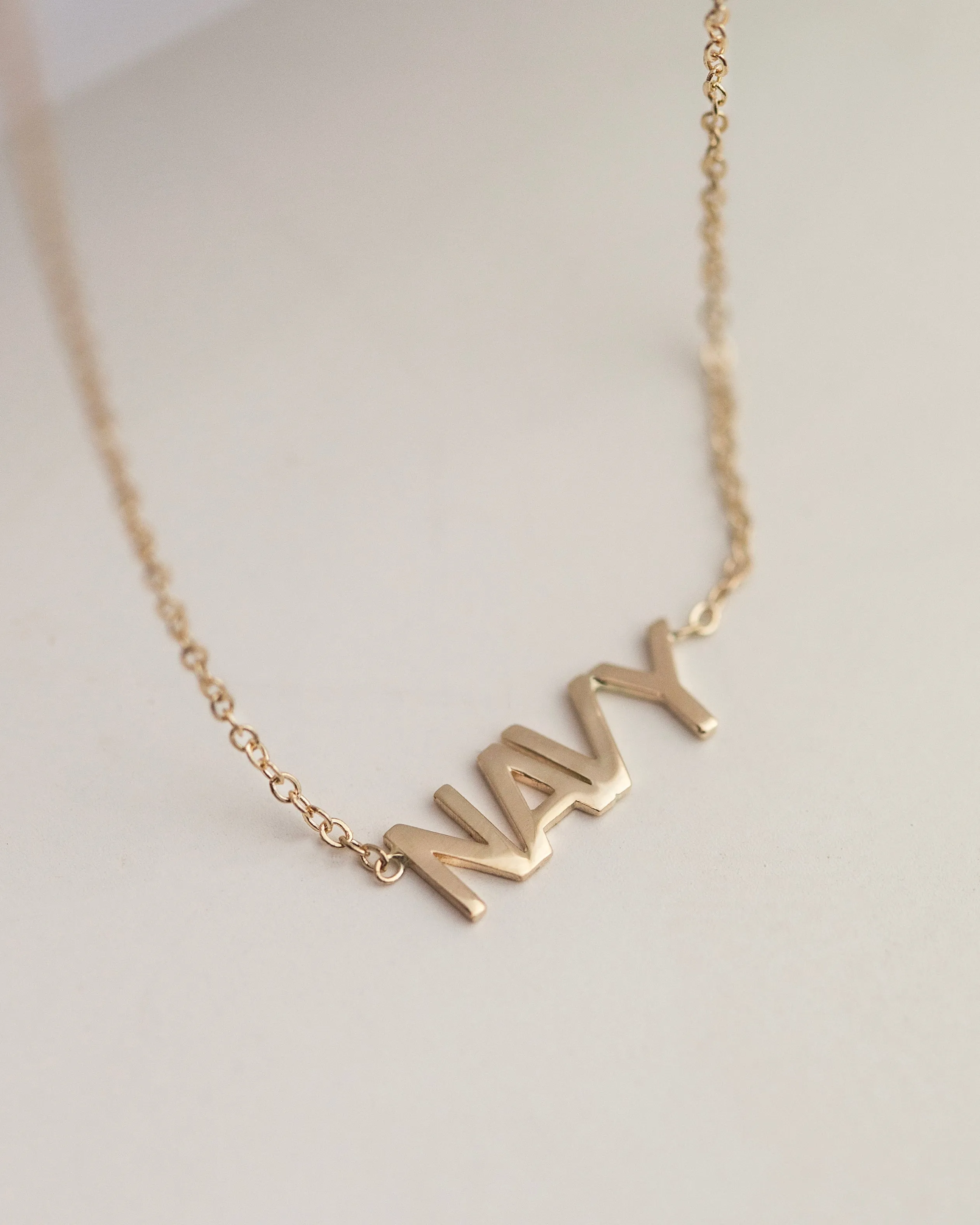 14k Dainty Name Necklace