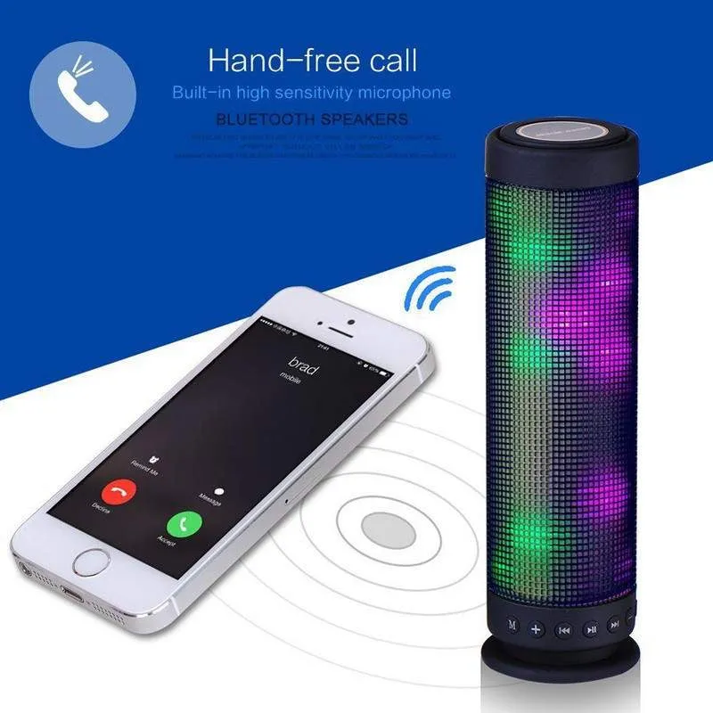 360 Degree Surround Stereo LED Bluetooth Speaker