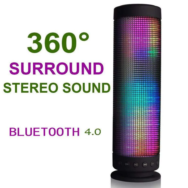 360 Degree Surround Stereo LED Bluetooth Speaker