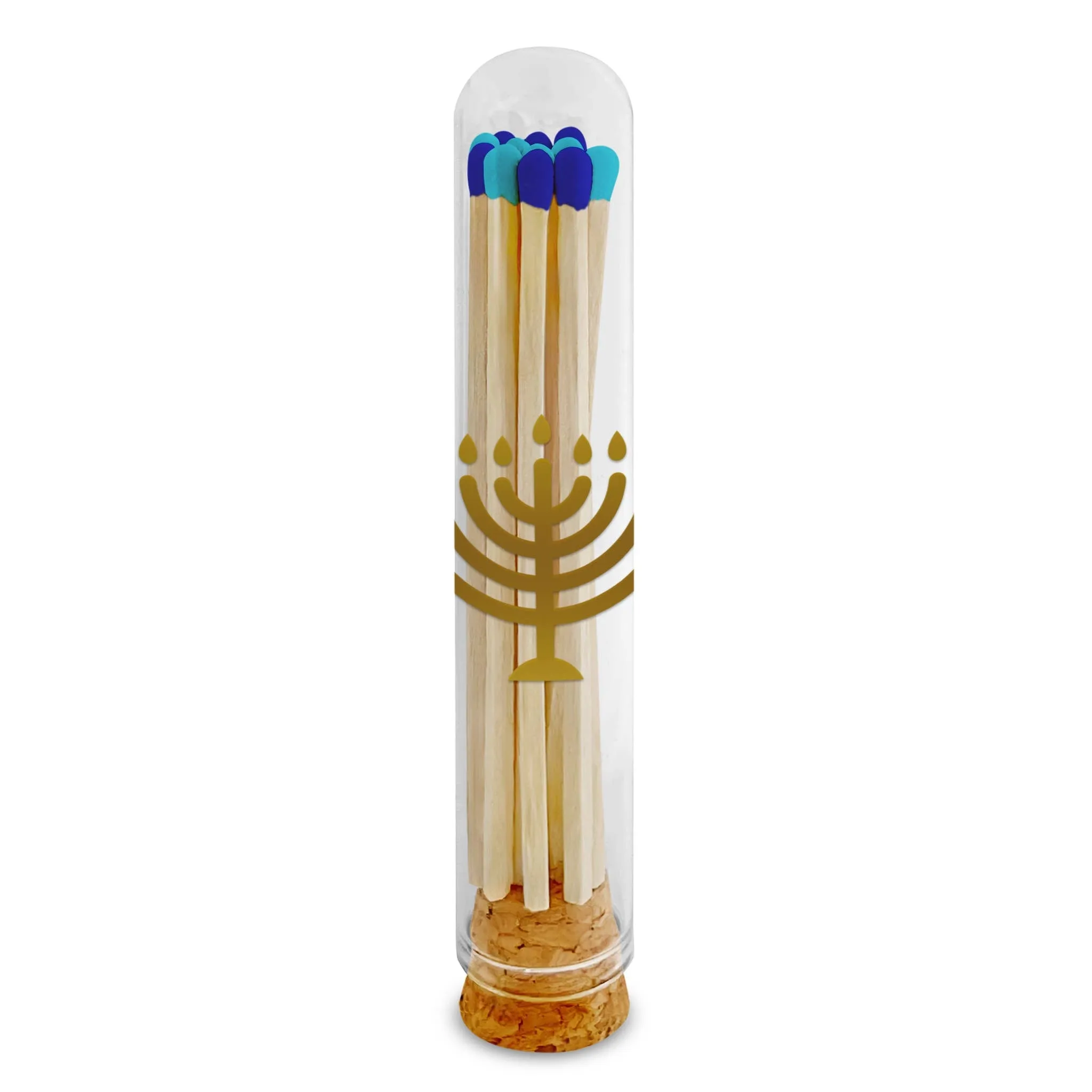 4” Matches BoHo Cottage - Menorah on Long Mini Cloche