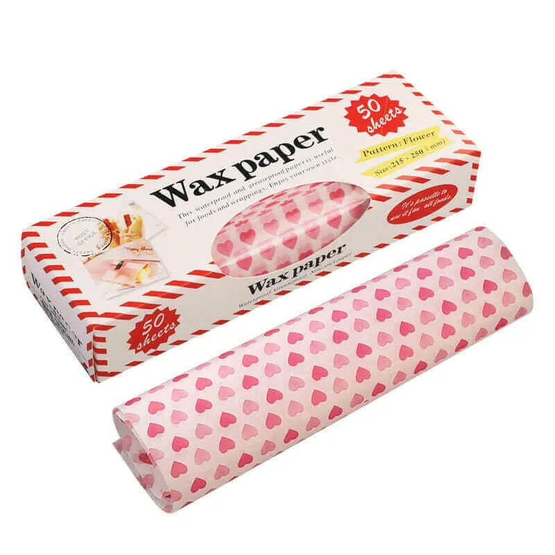 50Pcs/Lot Wax Paper Food Grade Grease Paper Food Wrappers Wrapping