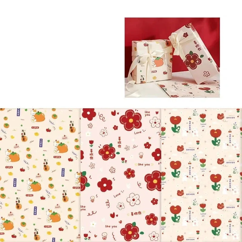 Adorable Expressions: Heartfelt Gift Wrapping Paper Collection