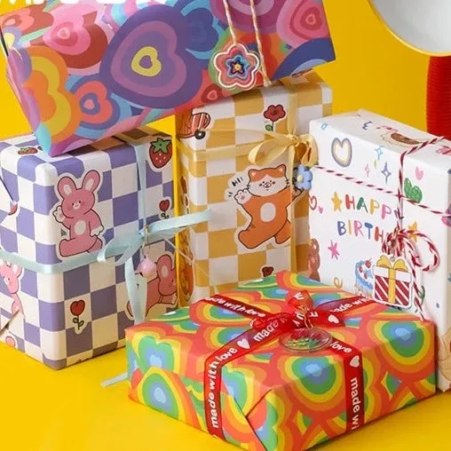 Adorable Expressions: Heartfelt Gift Wrapping Paper Collection