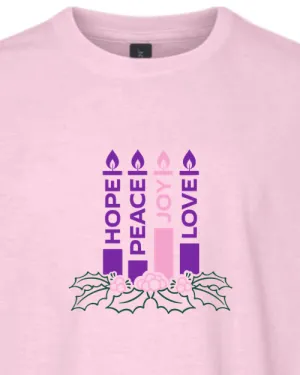 Advent Wreath Youth T-shirt