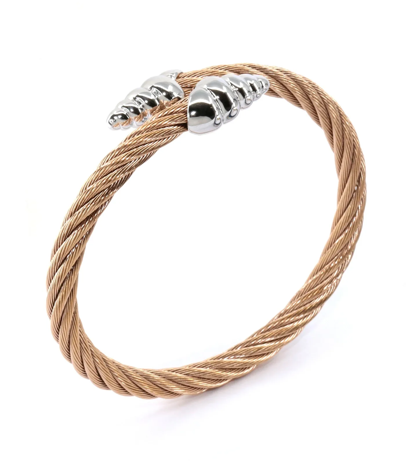 Bangle Celtic Coquille Rose Gold