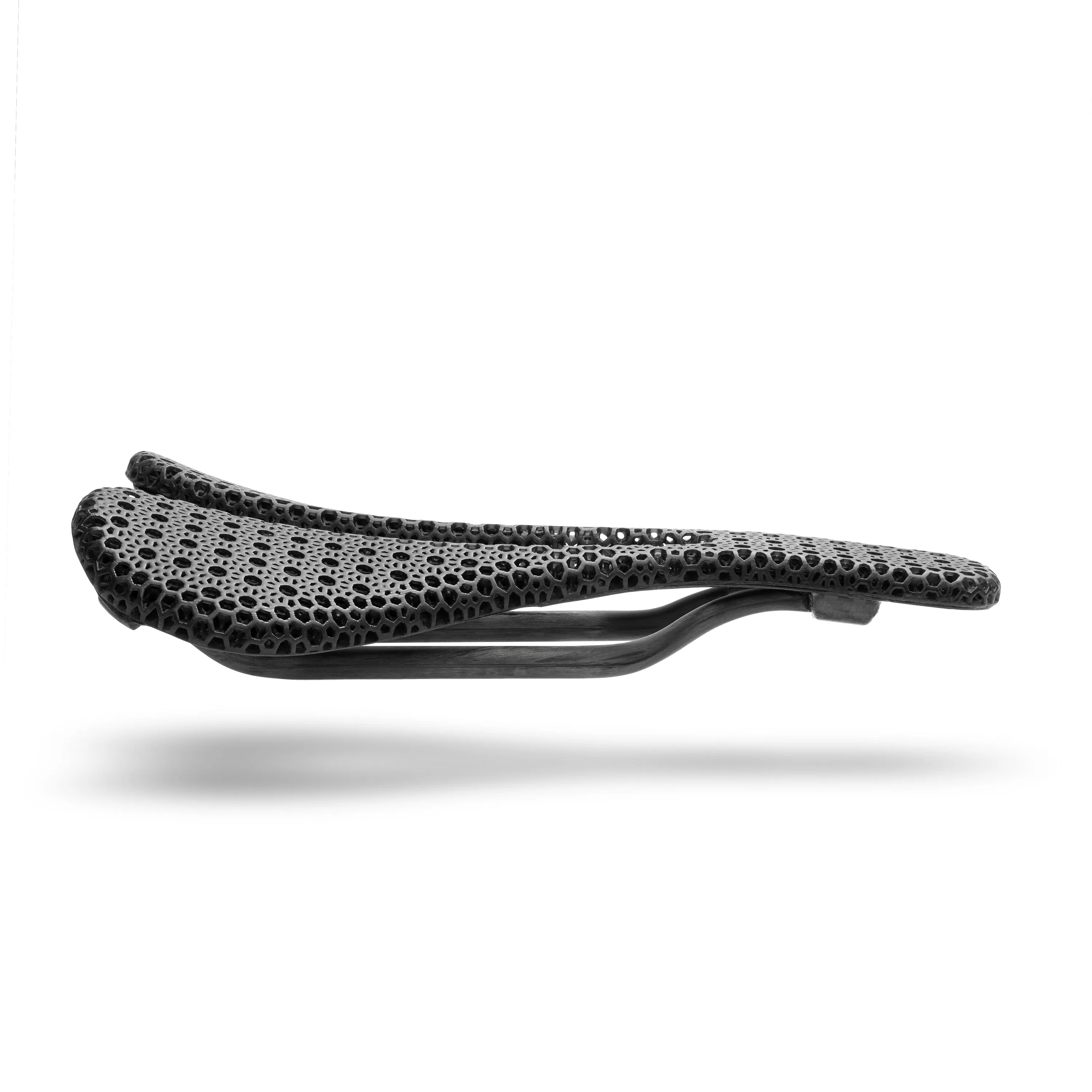 Bjorn Cycles Carbon Bicycle Saddle with 3D Printed Pad Setka