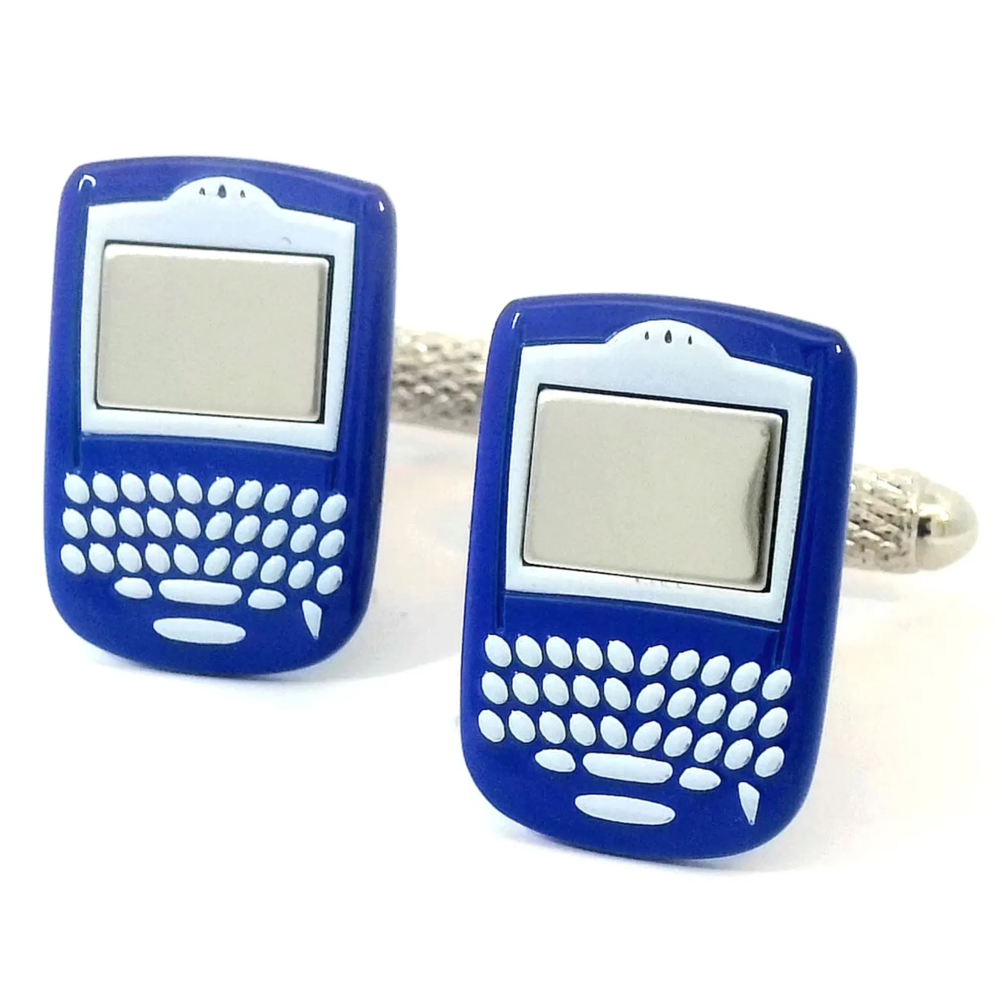 Blackberry-style Cufflinks Blue