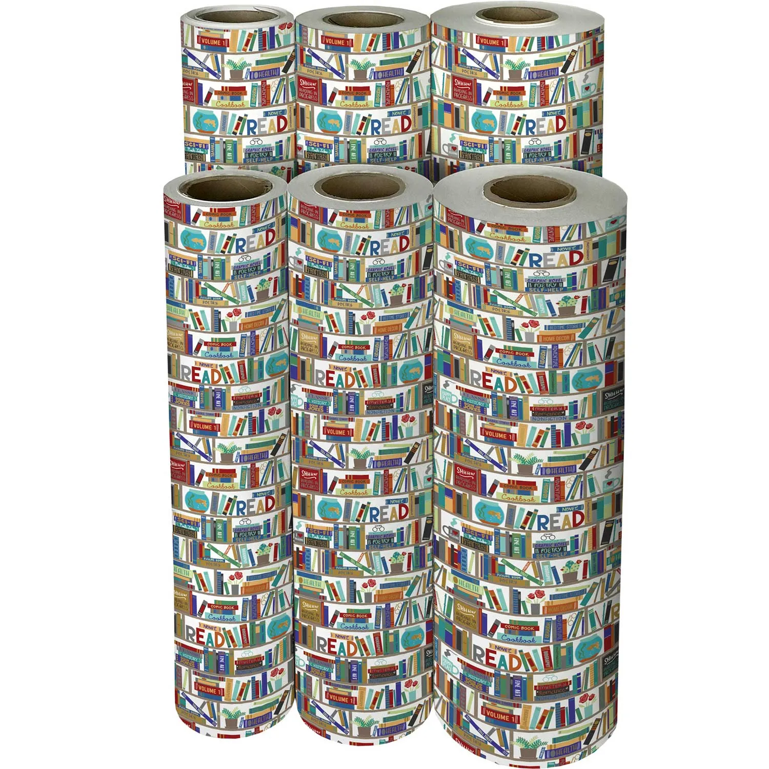 Books Gift Wrap