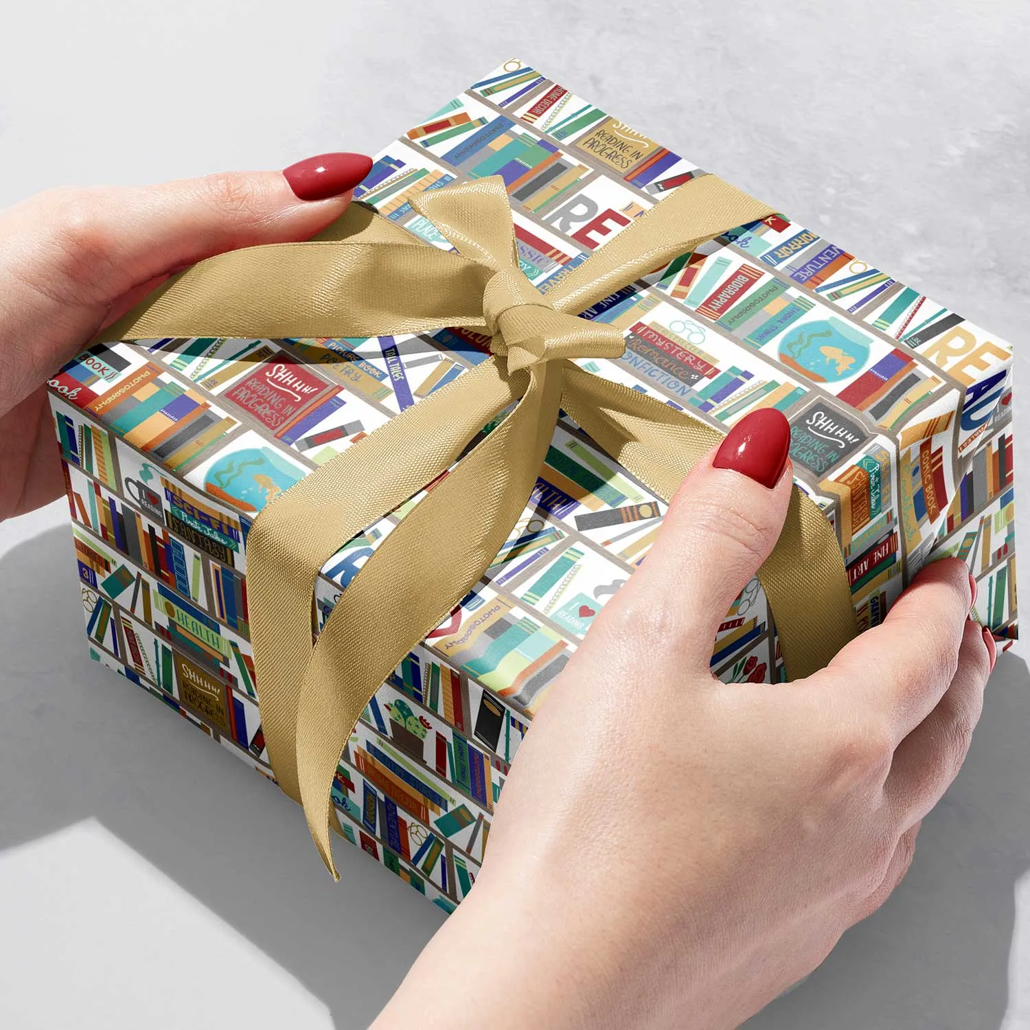 Books Gift Wrap