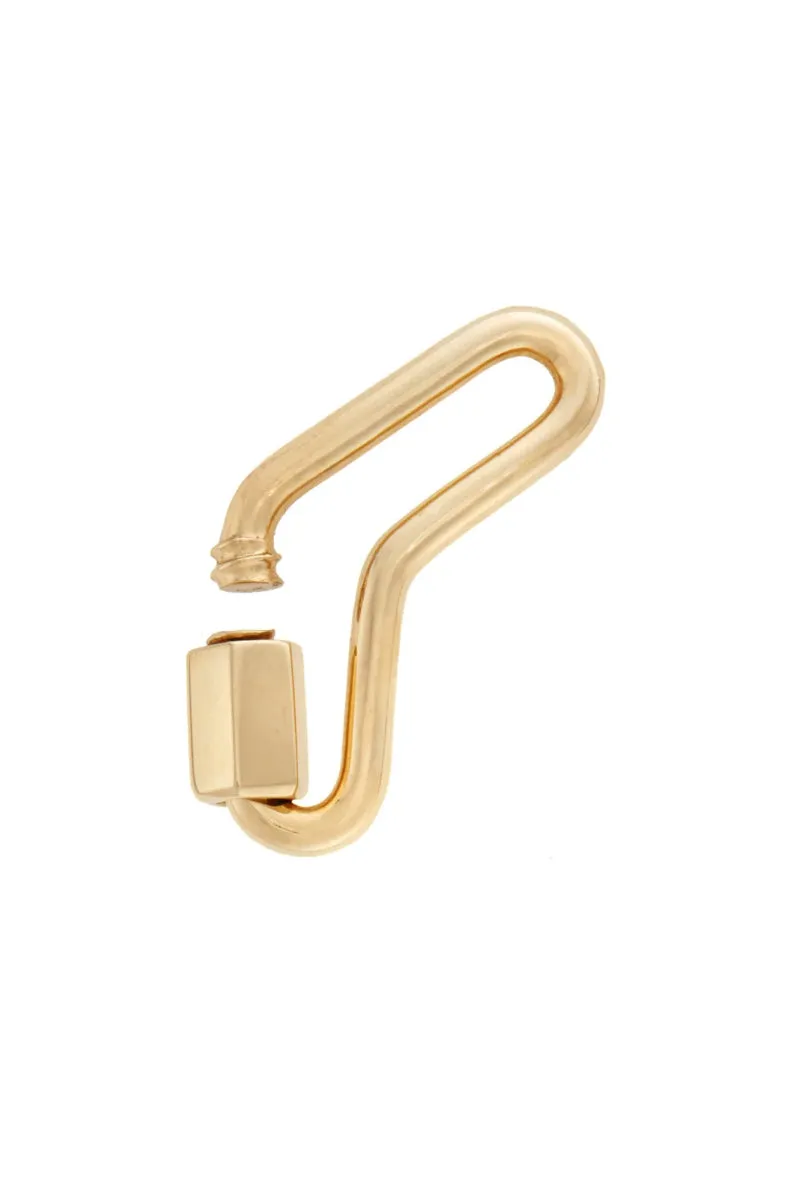 Boomerang Lock - 14k Yellow Gold