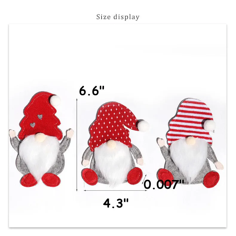 Bulk 3Pcs Santa Christmas Knife and Fork Covers Wholesale