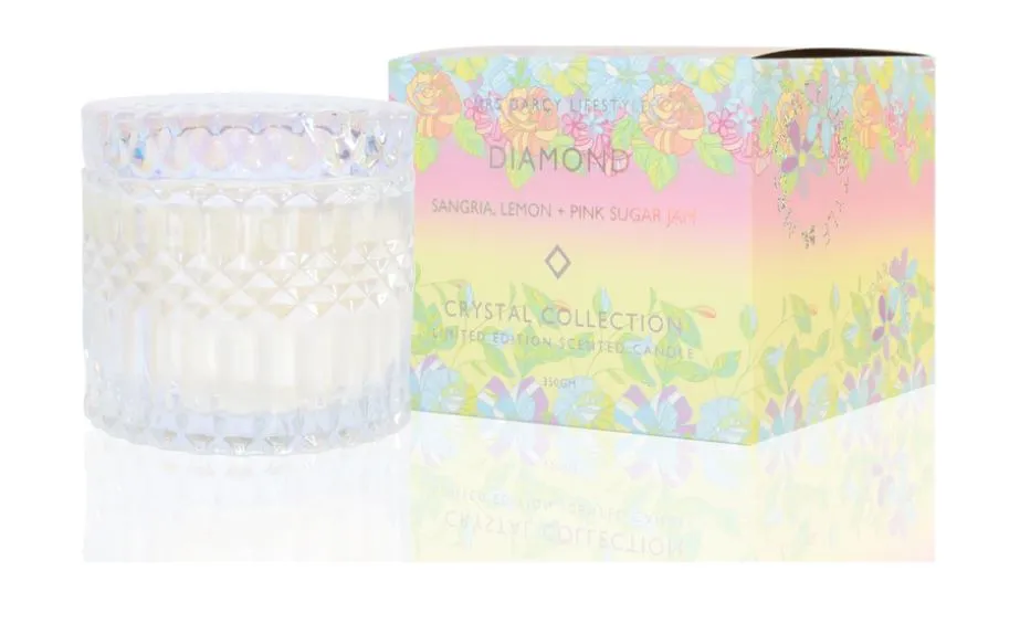 Candle Diamond | Sangria, Lemon   Pink Sugar Jam