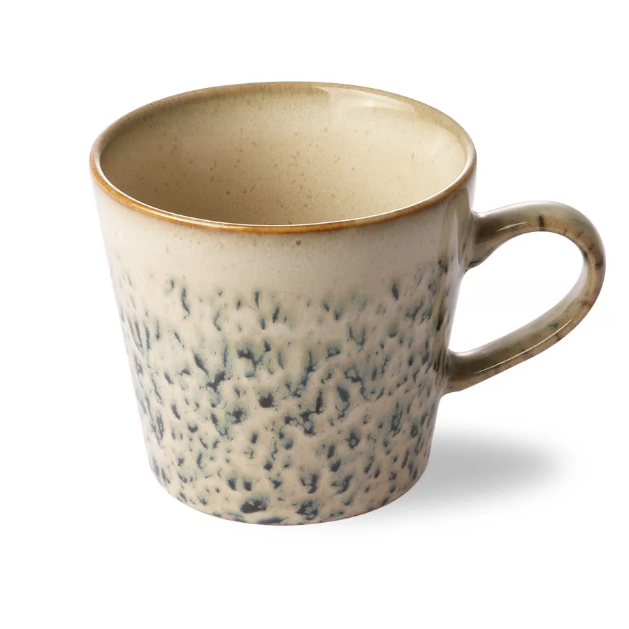 CERAMIC 70'S CAPPUCCINO MUG | HAIL