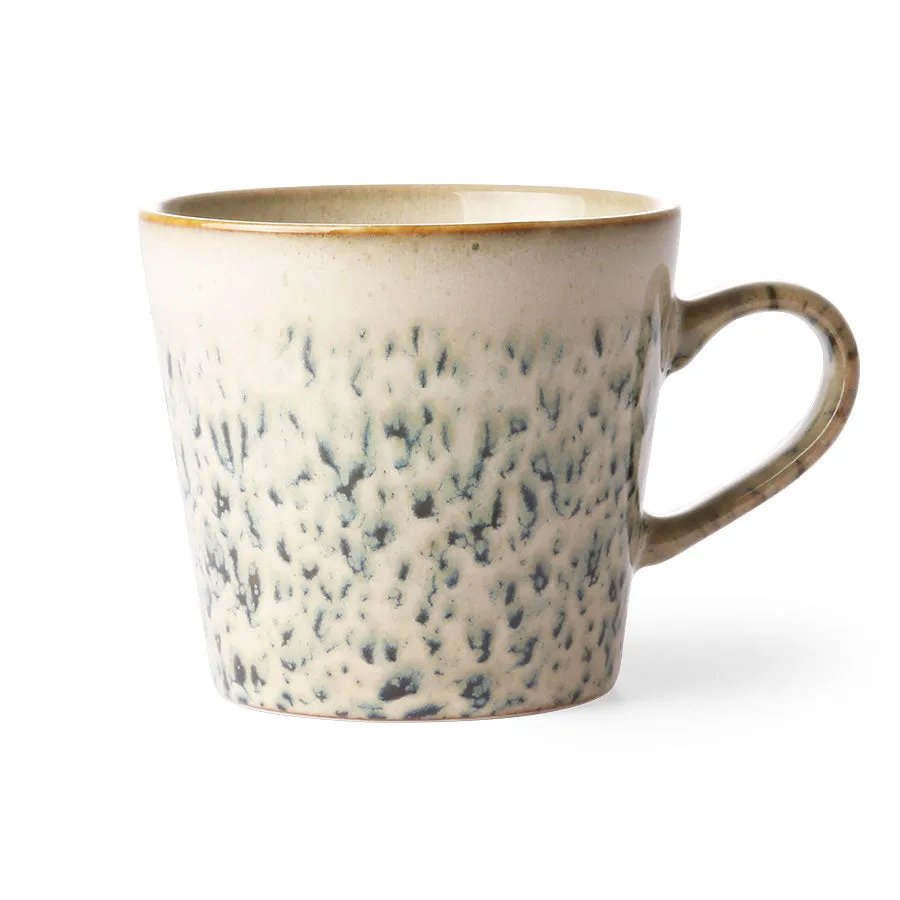 CERAMIC 70'S CAPPUCCINO MUG | HAIL