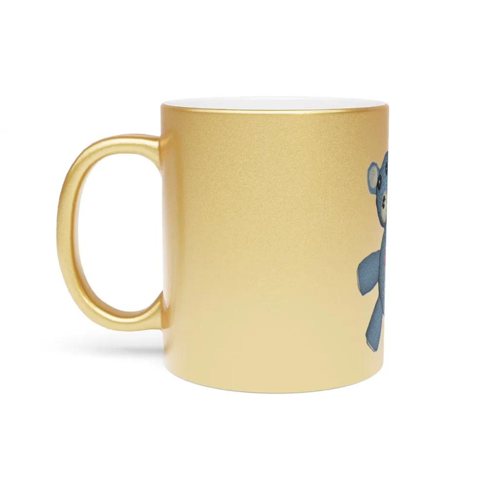 CG Bear Metallic Mug (Silver / Gold)