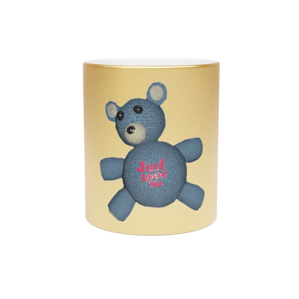 CG Bear Metallic Mug (Silver / Gold)