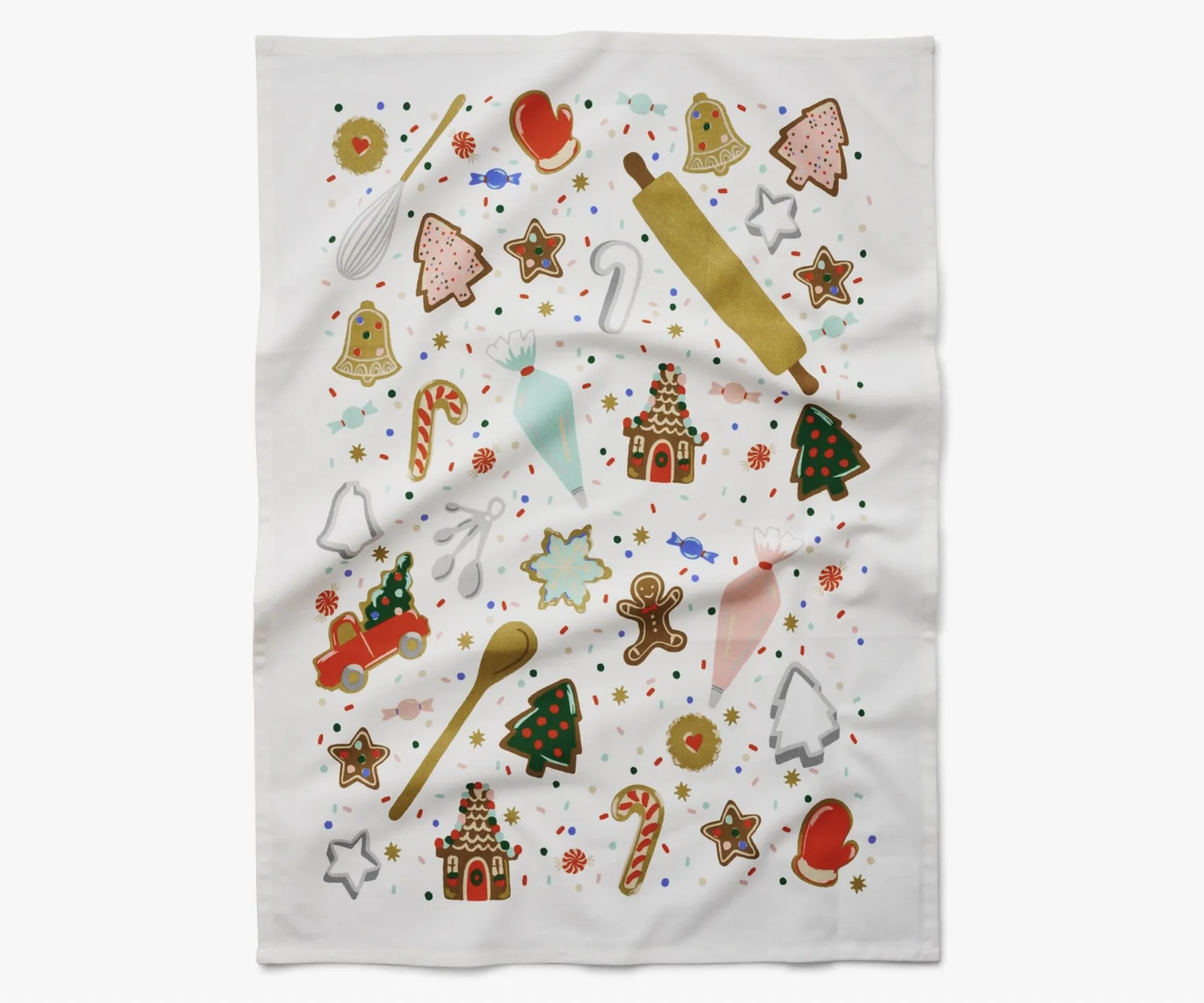 Christmas Cookies Tea Towel