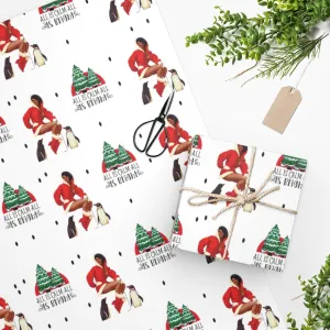 Christmas gift  Pinup's Art Gift Paper Gift Wrap  Design