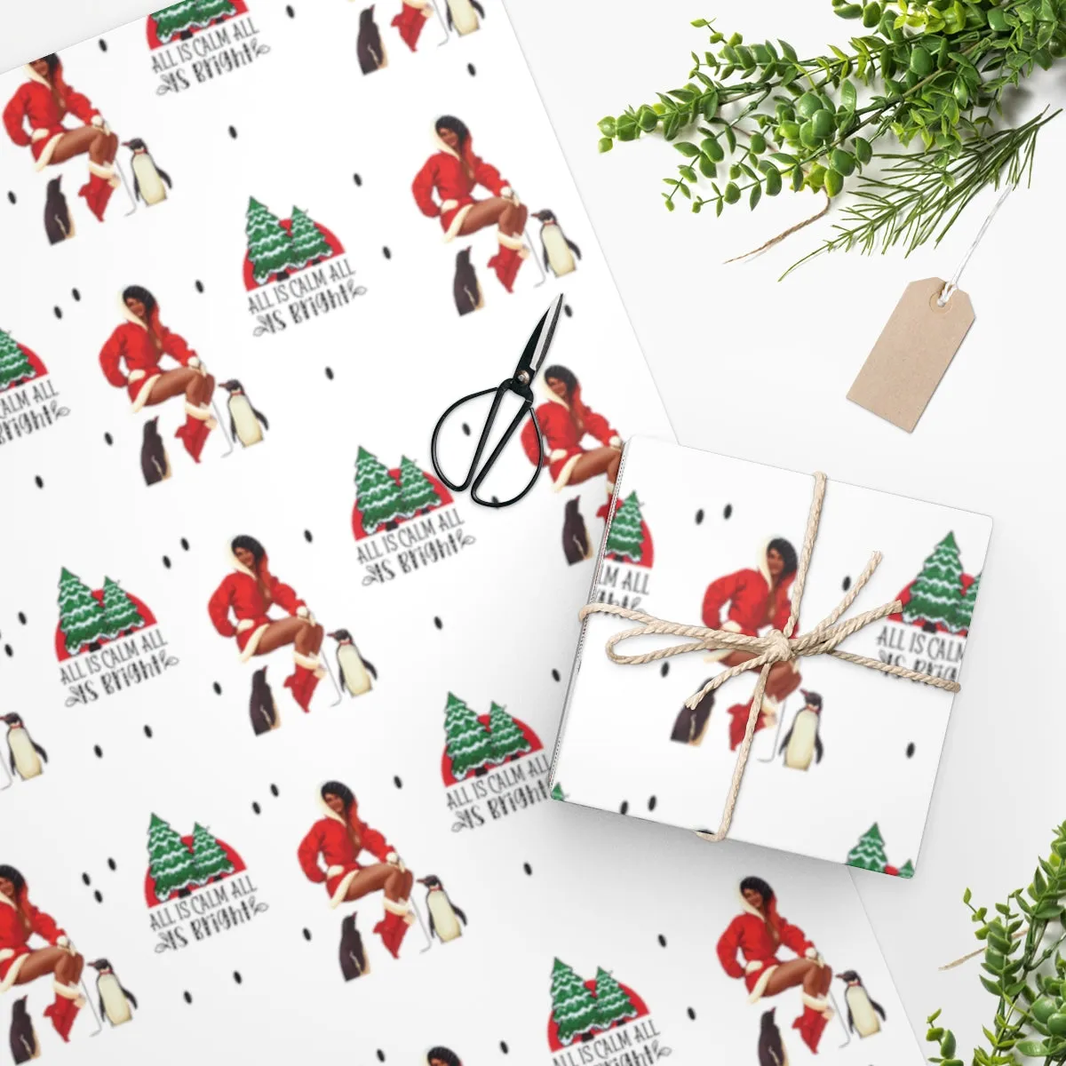 Christmas gift  Pinup's Art Gift Paper Gift Wrap  Design