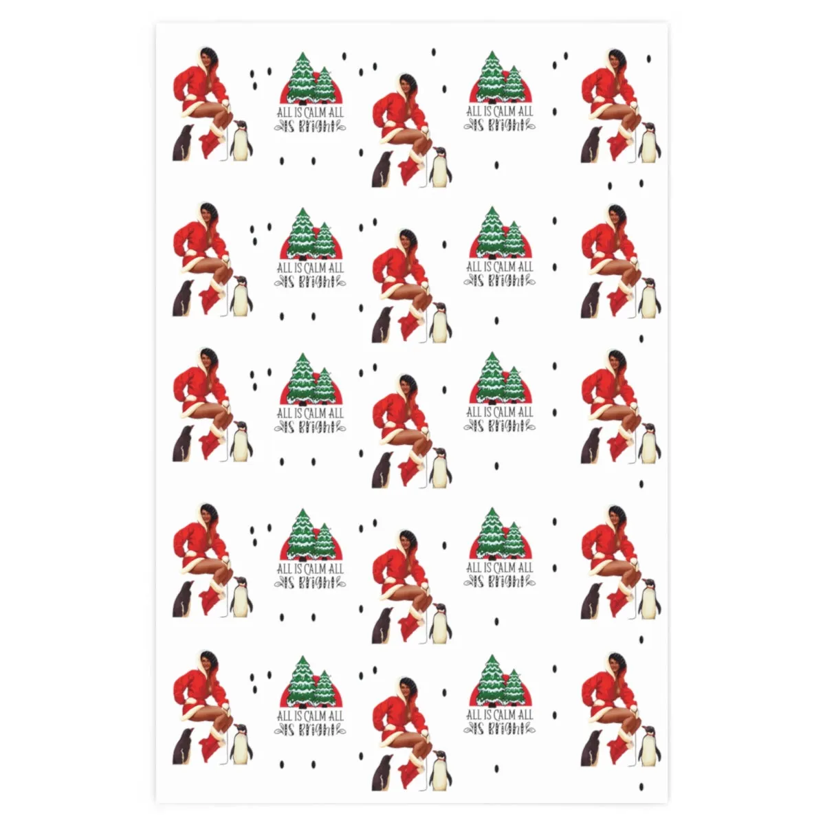 Christmas gift  Pinup's Art Gift Paper Gift Wrap  Design