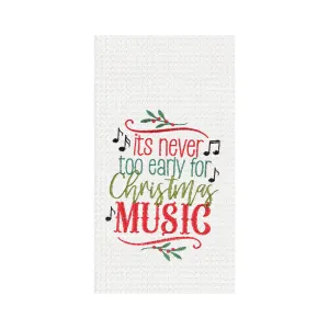 Christmas Music Kitchen Towel