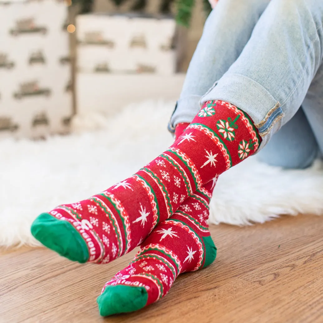 Christmas Sweater Adult XL Socks