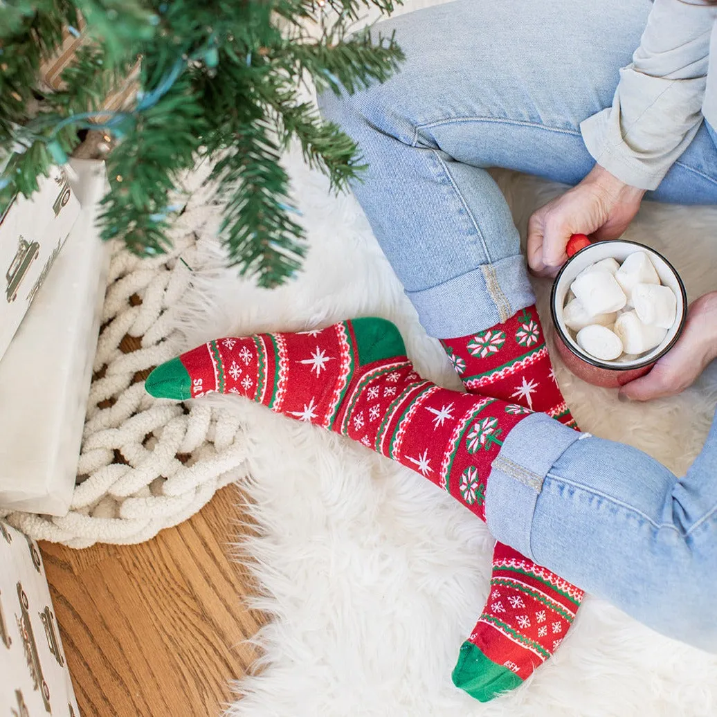 Christmas Sweater Adult XL Socks