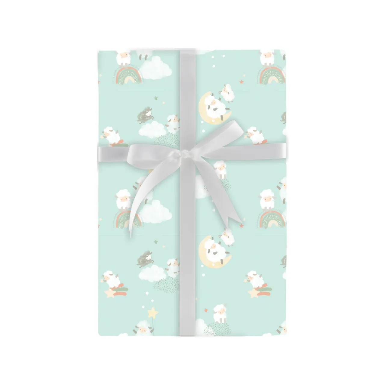 Counting Sheep Baby Gift Wrap Roll