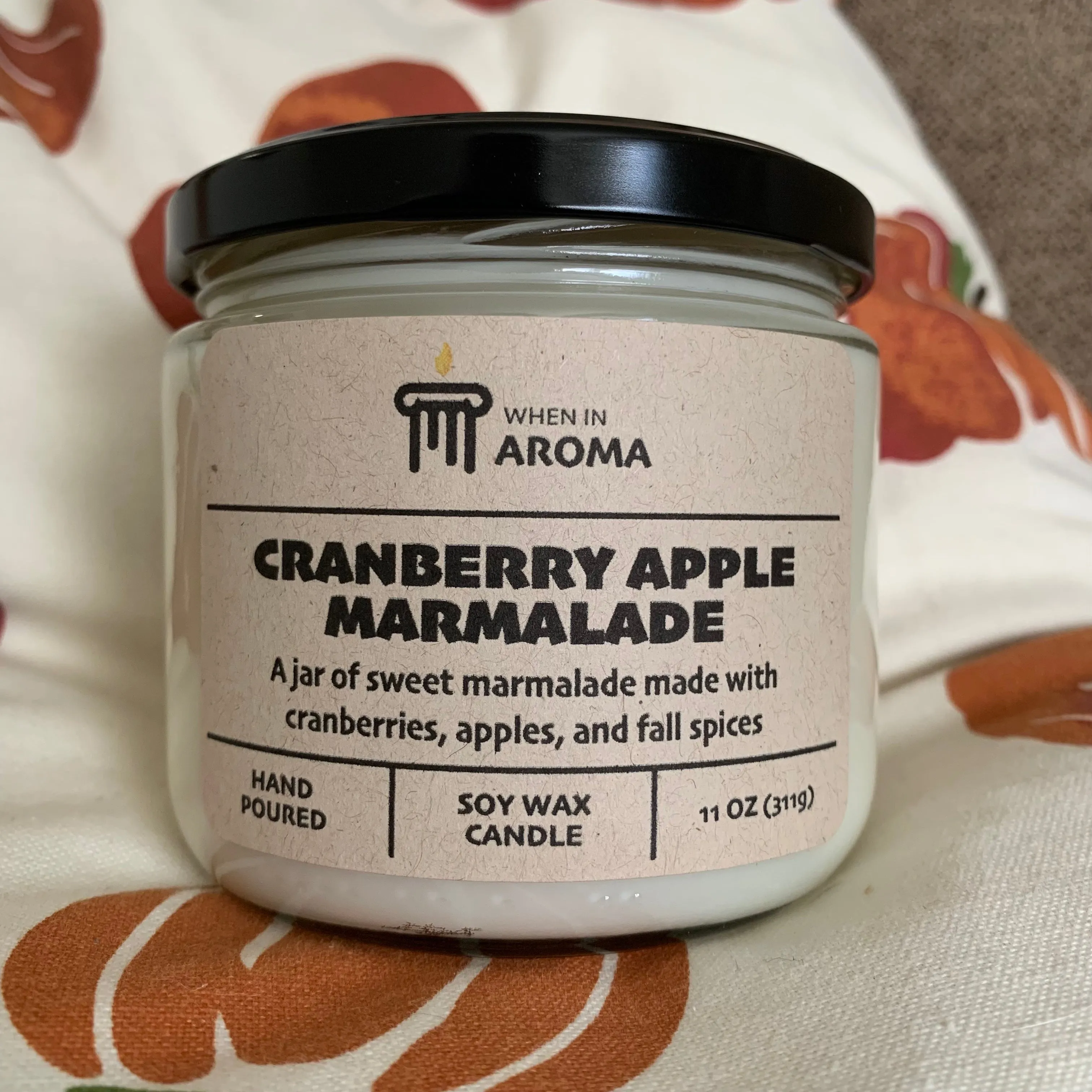 Cranberry Apple Marmalade Soy Candle