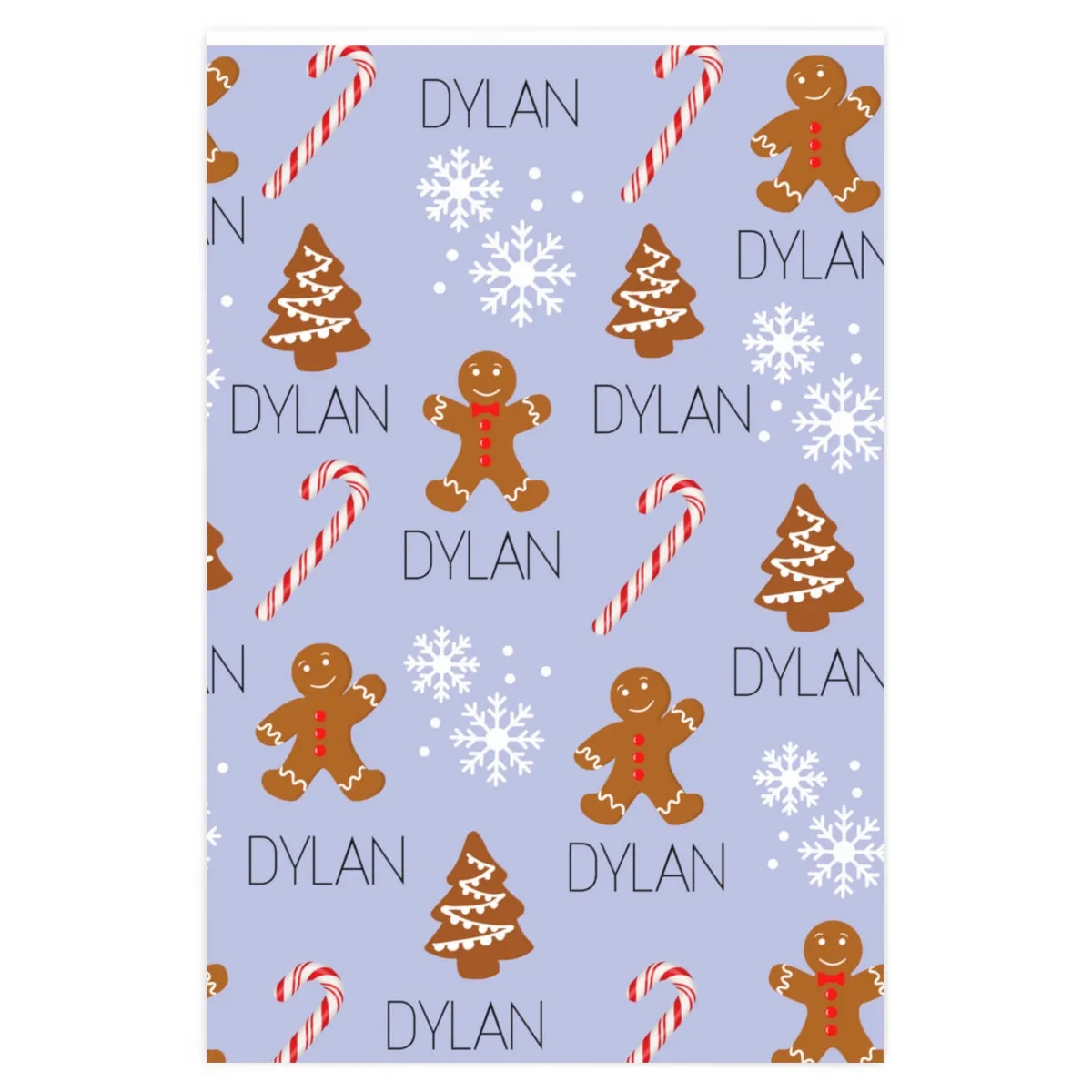 Custom Gingerbread Wrapping Paper