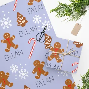 Custom Gingerbread Wrapping Paper