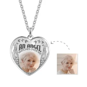 Custom Photo Necklace Vintage Memorial Keepsake