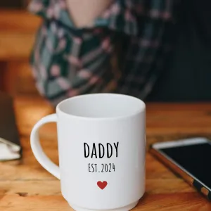 Daddy Est. (Enter Year) Customized Mug