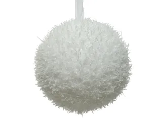 Decoris 8cm Foam Ice Bauble