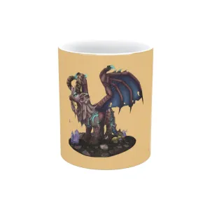 Deviant Dungeon Lurker Metallic Mug (Silver / Gold)