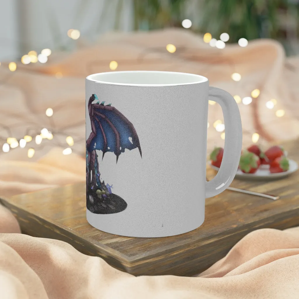 Deviant Dungeon Lurker Metallic Mug (Silver / Gold)