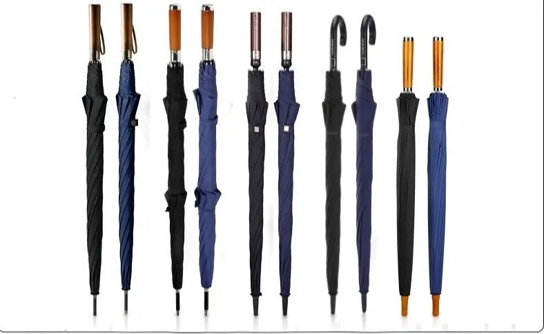 Double long handle umbrella enlarged