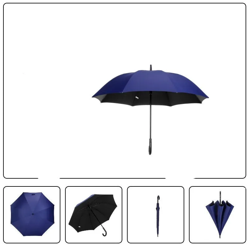 Double long handle umbrella enlarged