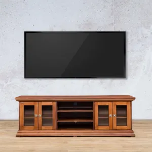 Dutch Walnut 1600 4 Door TV Unit