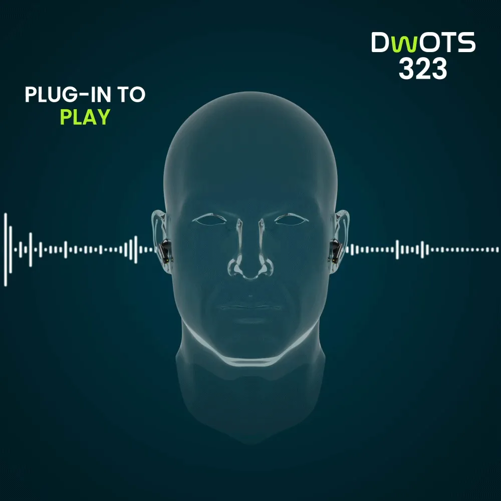 DwOTS 323 Grey Earbuds