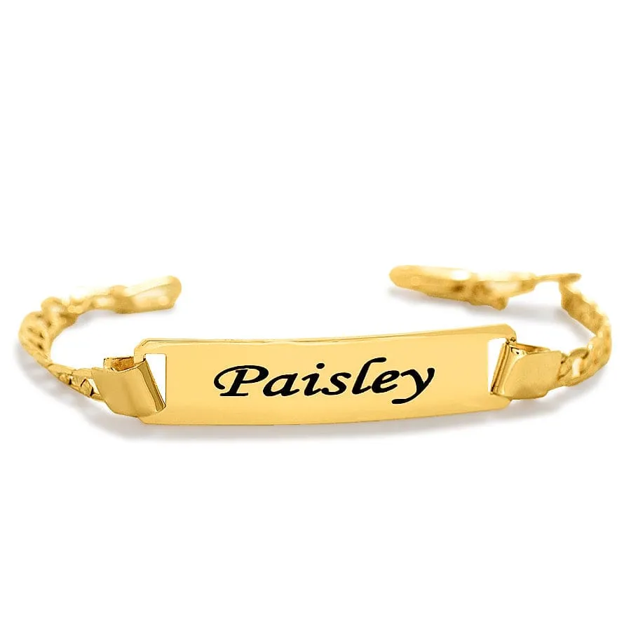 Engraved Baby Bracelet