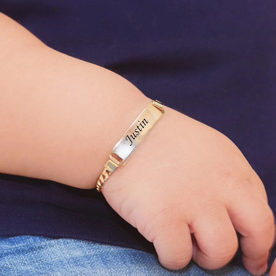 Engraved Baby Bracelet