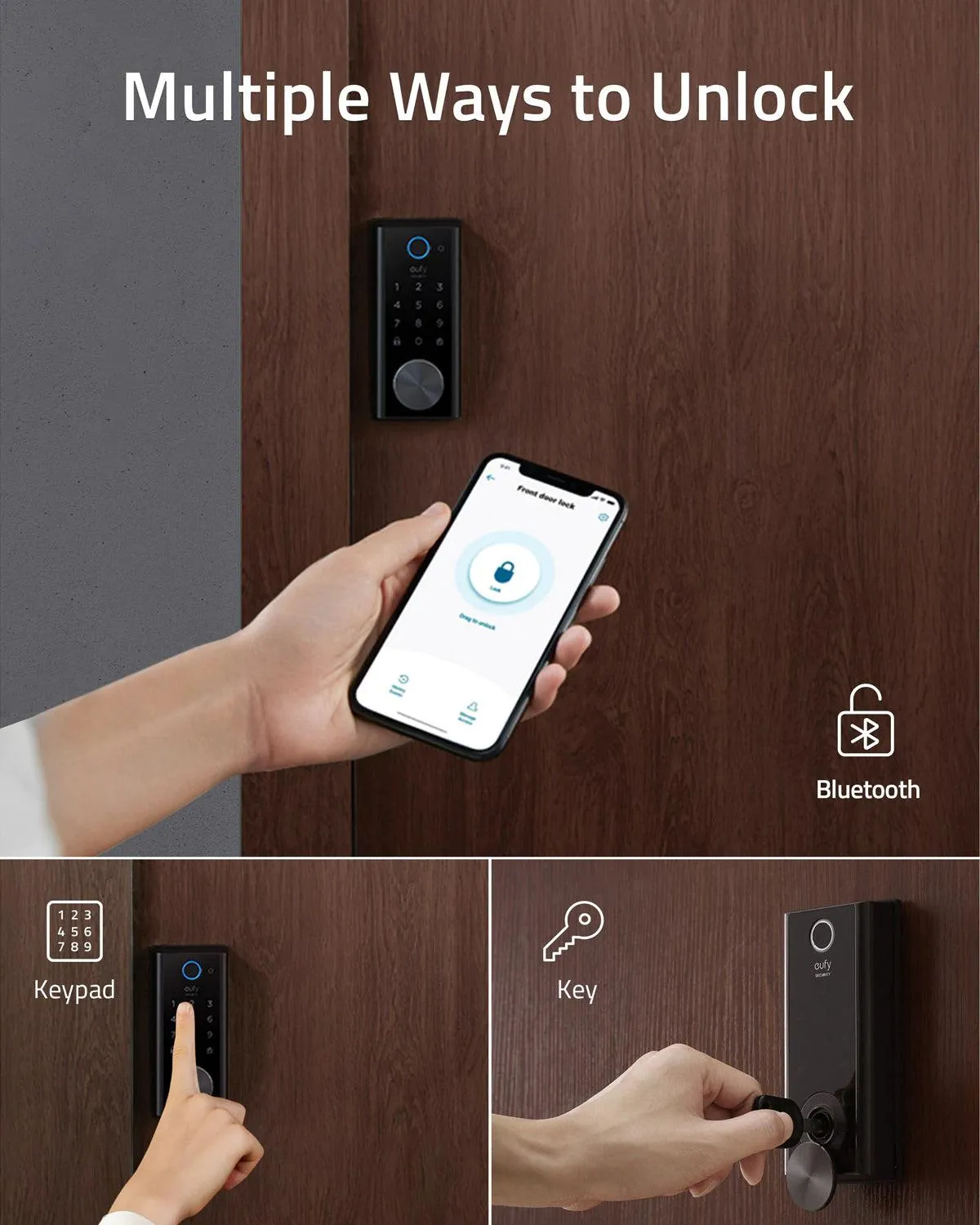 Eufy Smart Lock FingerPrint & Wi-Fi -Black