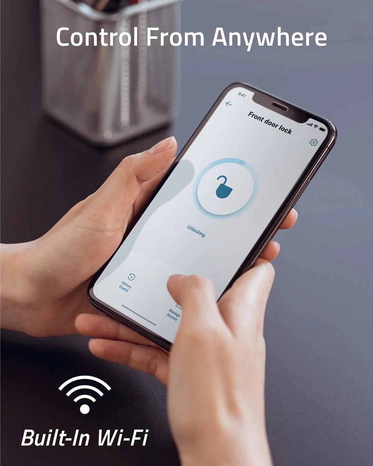 Eufy Smart Lock FingerPrint & Wi-Fi -Black