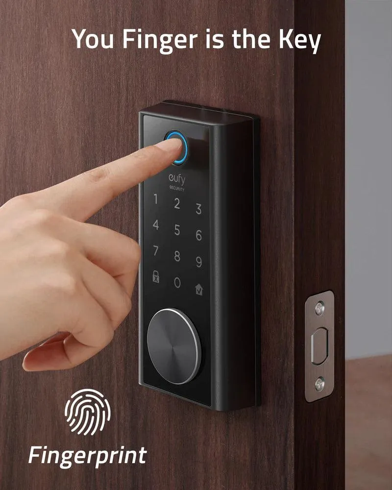 Eufy Smart Lock FingerPrint & Wi-Fi -Black