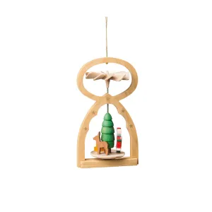 German Pyramid Santa Ornament