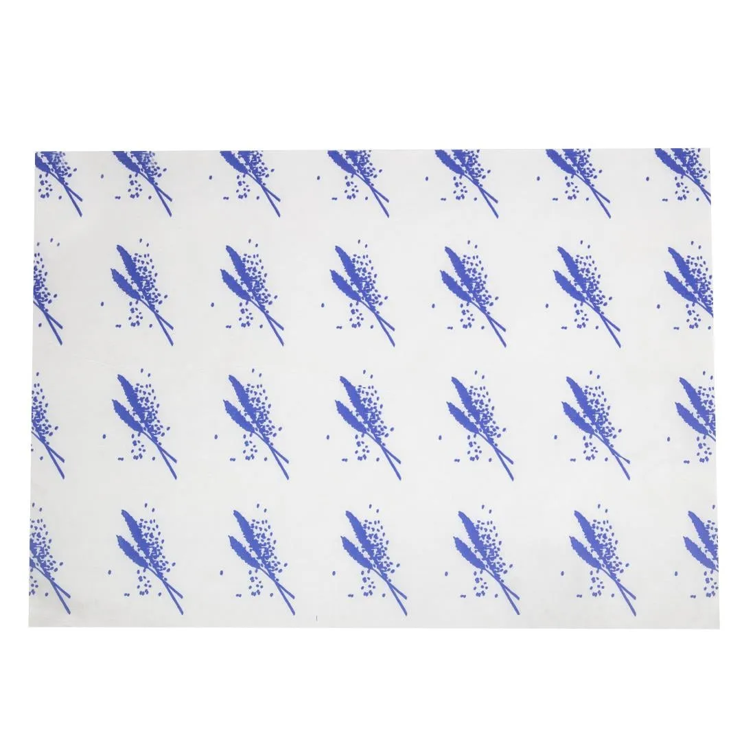 GH037 Burger Wrapping Paper Sheets Blue 245 x 300mm (Pack of 1000)